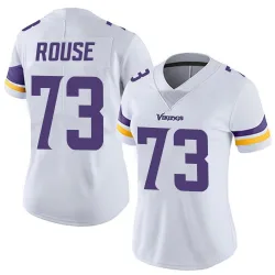 Women's Walter Rouse Minnesota Vikings No.73 Limited Vapor Untouchable Jersey - White