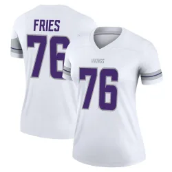Women's Will Fries Minnesota Vikings No.76 Legend Alternate Jersey - White
