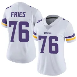 Women's Will Fries Minnesota Vikings No.76 Limited Vapor Untouchable Jersey - White