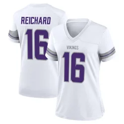 Women's Will Reichard Minnesota Vikings No.16 Game Alternate Jersey - White