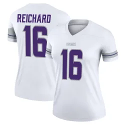 Women's Will Reichard Minnesota Vikings No.16 Legend Alternate Jersey - White