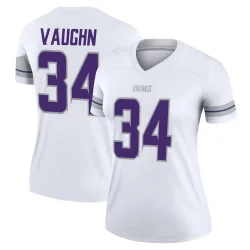 Women's Zemaiah Vaughn Minnesota Vikings No.34 Legend Alternate Jersey - White