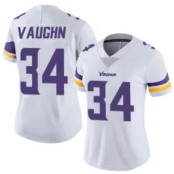 Women's Zemaiah Vaughn Minnesota Vikings No.34 Limited Vapor Untouchable Jersey - White