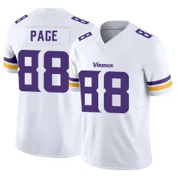 Youth Alan Page Minnesota Vikings No.88 Limited Vapor F.U.S.E. Jersey - White