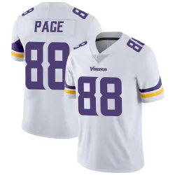 Youth Alan Page Minnesota Vikings No.88 Limited Vapor Untouchable Jersey - White