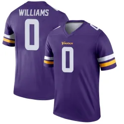 Youth Alex Williams Minnesota Vikings No.0 Legend Jersey - Purple
