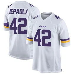 Youth Andrew DePaola Minnesota Vikings No.42 Game Jersey - White