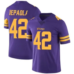 Youth Andrew DePaola Minnesota Vikings No.42 Limited Color Rush Jersey - Purple