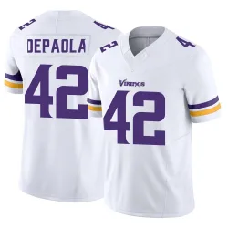 Youth Andrew DePaola Minnesota Vikings No.42 Limited Vapor F.U.S.E. Jersey - White