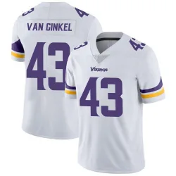 Youth Andrew Van Ginkel Minnesota Vikings No.43 Limited Vapor Untouchable Jersey - White