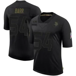 Youth Anthony Barr Minnesota Vikings No.54 Limited 2020 Salute To Service Jersey - Black