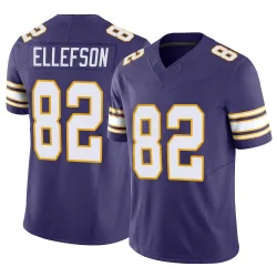 Youth Ben Ellefson Minnesota Vikings No.82 Limited Classic Vapor F.U.S.E. Jersey - Purple