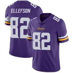 Youth Ben Ellefson Minnesota Vikings No.82 Limited Team Color Vapor Untouchable Jersey - Purple