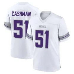 Youth Blake Cashman Minnesota Vikings No.51 Game Alternate Jersey - White