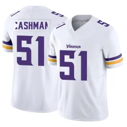 Youth Blake Cashman Minnesota Vikings No.51 Limited Vapor F.U.S.E. Jersey - White
