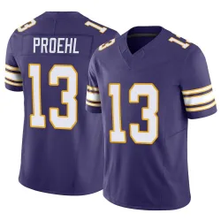 Youth Blake Proehl Minnesota Vikings No.13 Limited Classic Vapor F.U.S.E. Jersey - Purple