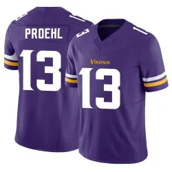 Youth Blake Proehl Minnesota Vikings No.13 Limited Vapor F.U.S.E. Jersey - Purple