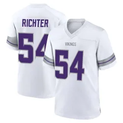 Youth Bo Richter Minnesota Vikings No.54 Game Alternate Jersey - White