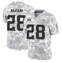 Youth Bobby McCain Minnesota Vikings No.28 Limited 2024 Salute to Service Jersey - Arctic Camo