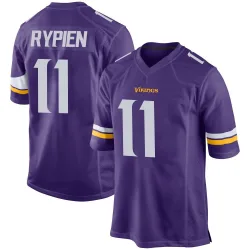 Youth Brett Rypien Minnesota Vikings No.11 Game Team Color Jersey - Purple