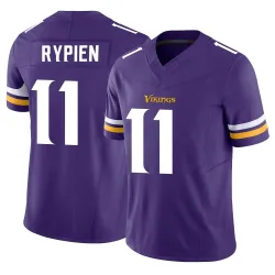 Youth Brett Rypien Minnesota Vikings No.11 Limited Vapor F.U.S.E. Jersey - Purple