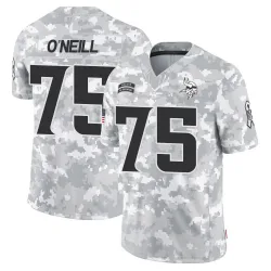 Youth Brian O'Neill Minnesota Vikings No.75 Limited 2024 Salute to Service Jersey - Arctic Camo