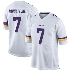 Youth Byron Murphy Jr. Minnesota Vikings No.7 Game Jersey - White