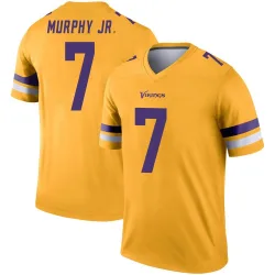 Youth Byron Murphy Jr. Minnesota Vikings No.7 Legend Inverted Jersey - Gold