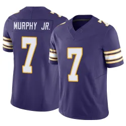Youth Byron Murphy Jr. Minnesota Vikings No.7 Limited Classic Vapor F.U.S.E. Jersey - Purple