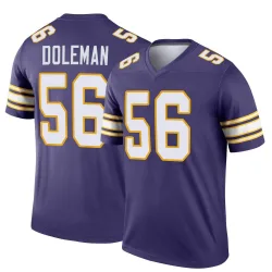 Youth Chris Doleman Minnesota Vikings No.56 Legend Classic Jersey - Purple