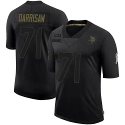 Youth Christian Darrisaw Minnesota Vikings No.71 Limited 2020 Salute To Service Jersey - Black