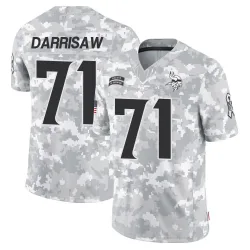 Youth Christian Darrisaw Minnesota Vikings No.71 Limited 2024 Salute to Service Jersey - Arctic Camo