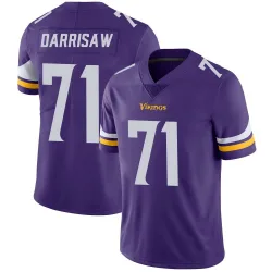Youth Christian Darrisaw Minnesota Vikings No.71 Limited Team Color Vapor Untouchable Jersey - Purple
