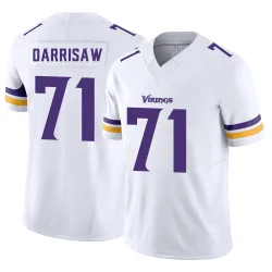 Youth Christian Darrisaw Minnesota Vikings No.71 Limited Vapor F.U.S.E. Jersey - White