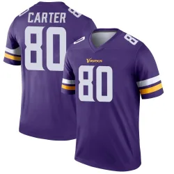 Youth Cris Carter Minnesota Vikings No.80 Legend Jersey - Purple