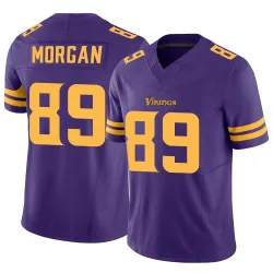 Youth David Morgan Minnesota Vikings No.89 Limited Alternate Vapor F.U.S.E. Jersey - Purple