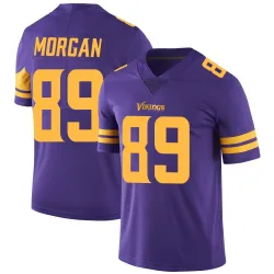 Youth David Morgan Minnesota Vikings No.89 Limited Color Rush Jersey - Purple