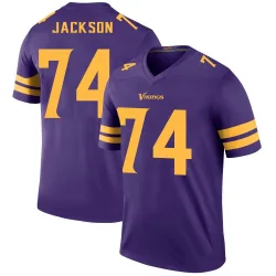 Youth Donovan Jackson Minnesota Vikings No.74 Legend Color Rush Jersey - Purple