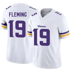Youth Dontae Fleming Minnesota Vikings No.19 Limited Vapor F.U.S.E. Jersey - White