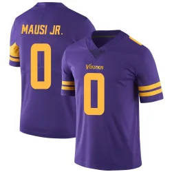 Youth Dorian Mausi Jr. Minnesota Vikings No.0 Limited Color Rush Jersey - Purple