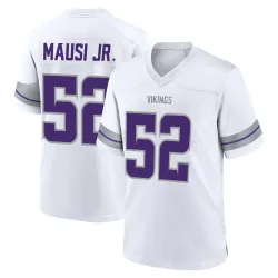 Youth Dorian Mausi Jr. Minnesota Vikings No.52 Game Alternate Jersey - White
