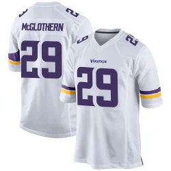 Youth Dwight McGlothern Minnesota Vikings No.29 Game Jersey - White