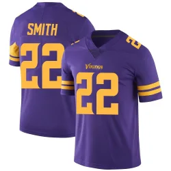 Youth Harrison Smith Minnesota Vikings No.22 Limited Color Rush Jersey - Purple