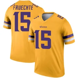 Youth Isaac Fruechte Minnesota Vikings No.15 Legend Inverted Jersey - Gold