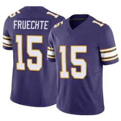 Youth Isaac Fruechte Minnesota Vikings No.15 Limited Classic Vapor F.U.S.E. Jersey - Purple