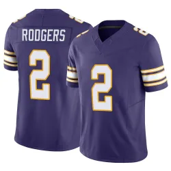 Youth Isaiah Rodgers Minnesota Vikings No.2 Limited Classic Vapor F.U.S.E. Jersey - Purple