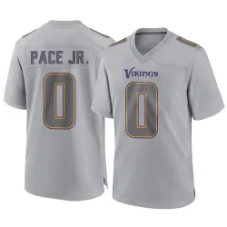 Youth Ivan Pace Jr. Minnesota Vikings No.0 Game Atmosphere Fashion Jersey - Gray