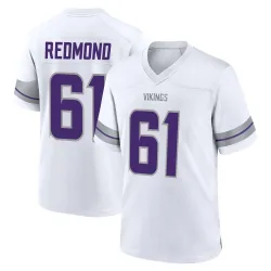 Youth Jalen Redmond Minnesota Vikings No.61 Game Alternate Jersey - White