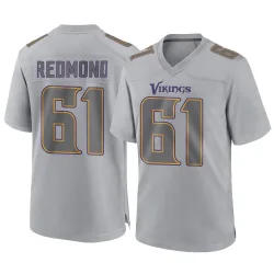 Youth Jalen Redmond Minnesota Vikings No.61 Game Atmosphere Fashion Jersey - Gray