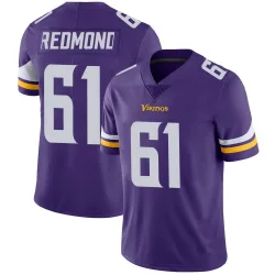 Youth Jalen Redmond Minnesota Vikings No.61 Limited Team Color Vapor Untouchable Jersey - Purple